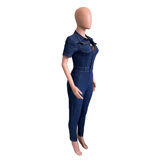 Enterizo Skinny de Mezclilla para Mujer - Diseño Ajustado y Moderno - Image 52