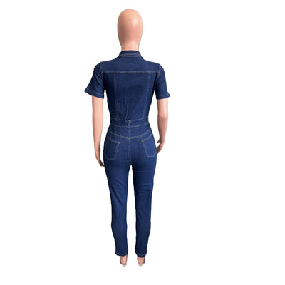 Enterizo Skinny de Mezclilla para Mujer - Diseño Ajustado y Moderno - Image 54
