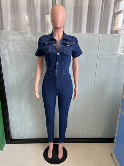 Enterizo Skinny de Mezclilla para Mujer - Diseño Ajustado y Moderno - Image 62