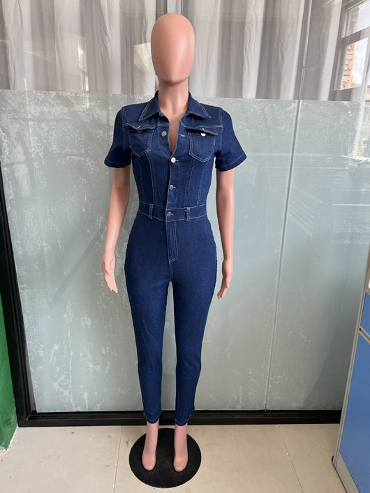 Enterizo Skinny de Mezclilla para Mujer - Diseño Ajustado y Moderno - Image 62