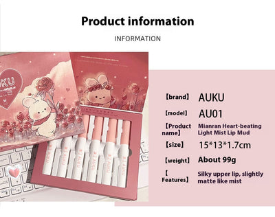 Set de 6 Labiales Mate Velvetado Blanco - Acabado Profesional para Fiestas - Image 15