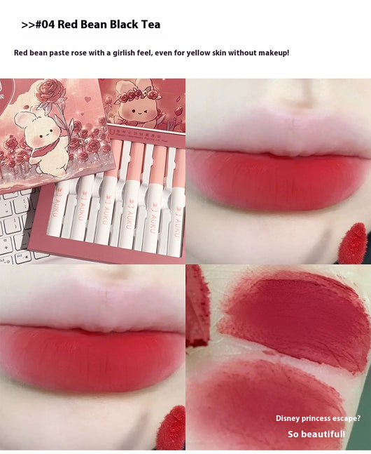 Set de 6 Labiales Mate Velvetado Blanco - Acabado Profesional para Fiestas - Image 21