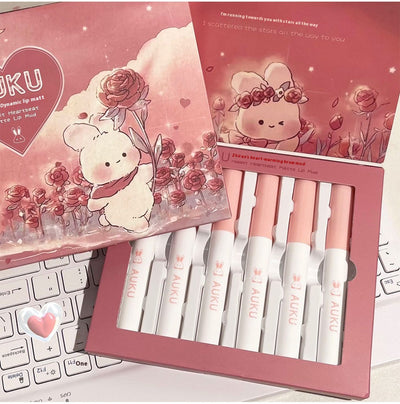 Set de 6 Labiales Mate Velvetado Blanco - Acabado Profesional para Fiestas - Image 22