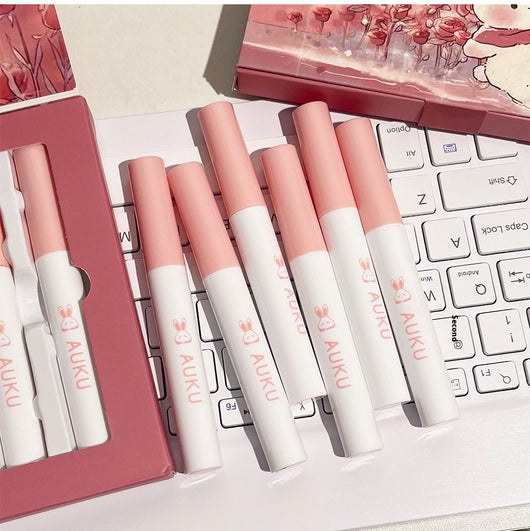 Set de 6 Labiales Mate Velvetado Blanco - Acabado Profesional para Fiestas - Image 23