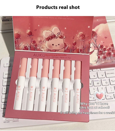 Set de 6 Labiales Mate Velvetado Blanco - Acabado Profesional para Fiestas - Image 25