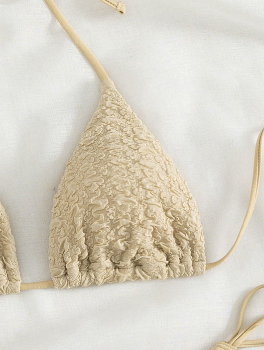 Bikini Cintura Alta con Cordones Laterales para Playa - Image 12