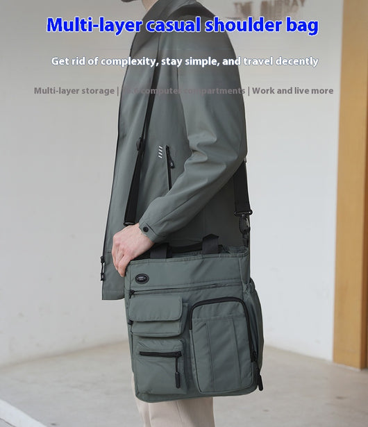 Bolso Ejecutivo para Hombre con Múltiples Compartimentos y Gran Capacidad - Image 24