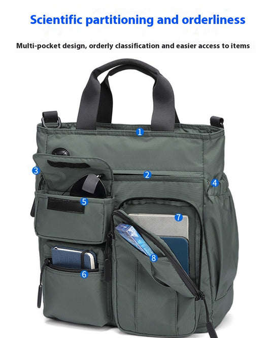 Bolso Ejecutivo para Hombre con Múltiples Compartimentos y Gran Capacidad - Image 31
