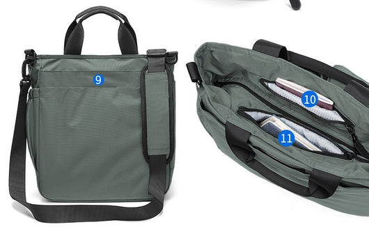Bolso Ejecutivo para Hombre con Múltiples Compartimentos y Gran Capacidad - Image 32