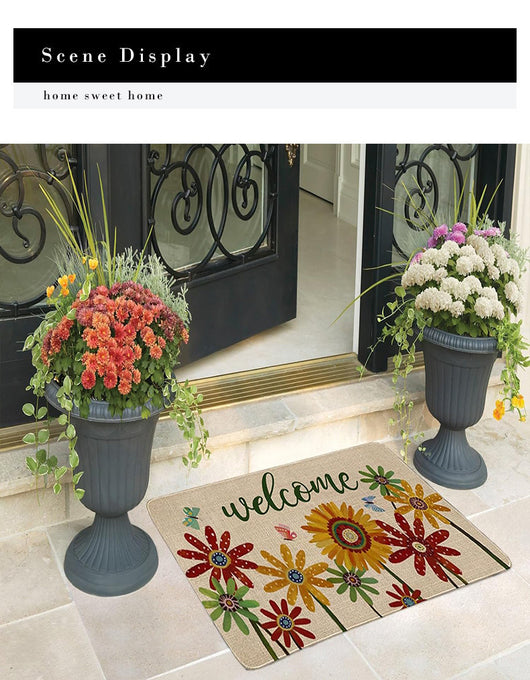 Tapete Floral para Entrada con Protección Antipolvo - Image 23