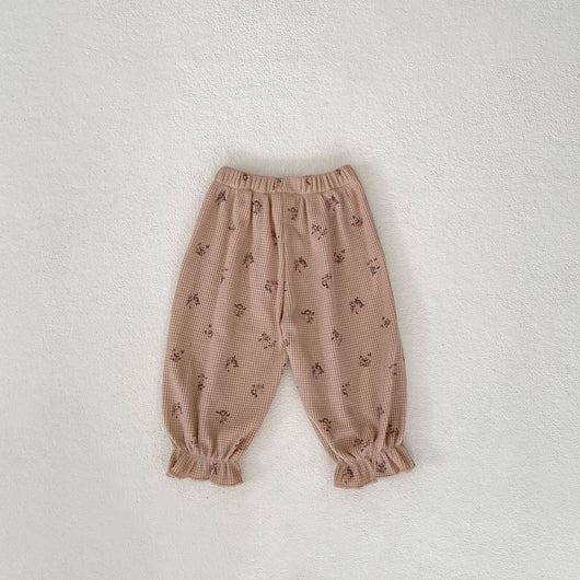 Pantalones Largos Elásticos con Estampado Waffle y Ajuste en Tobillo - Image 36