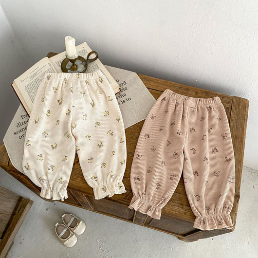 Pantalones Largos Elásticos con Estampado Waffle y Ajuste en Tobillo - Image 37