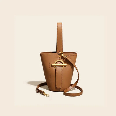 Bolso Bandolera de Cuero Genuino con Asa Simple para Mujer - Image 21
