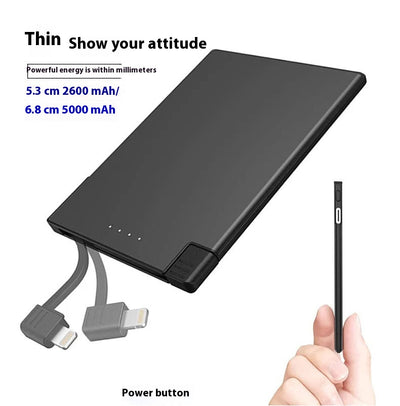 Batería Portátil Ultra Delgada con Cable Integrado - Image 17