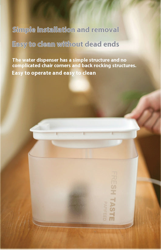 Dispensador de Agua Inteligente con Inducción Inalámbrica para Mascotas - Image 12
