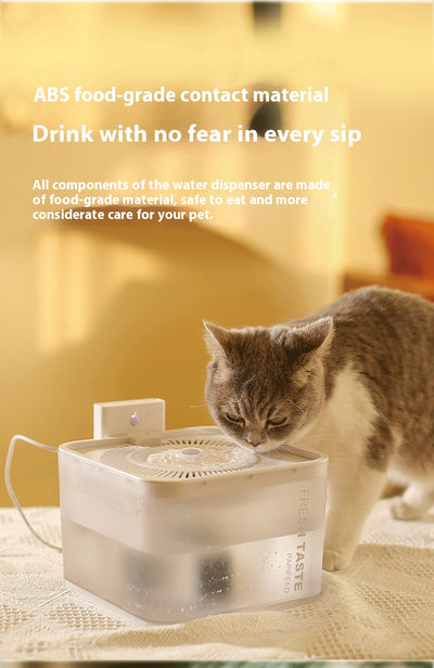 Dispensador de Agua Inteligente con Inducción Inalámbrica para Mascotas - Image 13