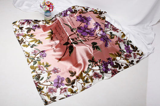 Pañuelo de Seda Estampado Vintage para Mujer - Image 104
