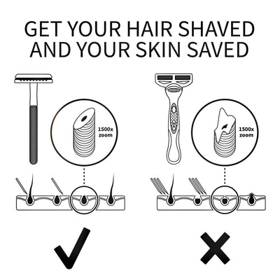 Afeitadora Manual de Cobre Estilo Clásico para Hombres - Image 12