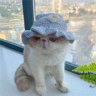 Gorro Tejido para Mascotas - Sombrero Divertido para Gatos y Perros - Image 35