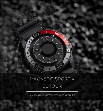 Reloj de Tecnología Magnética con Cuerpo Metálico Negro - Image 15