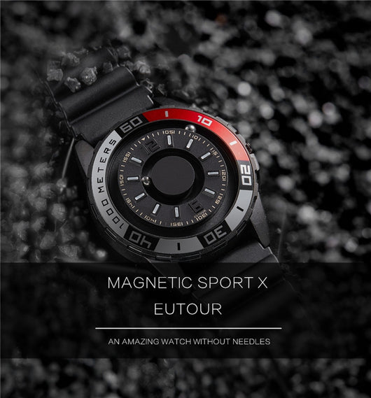 Reloj de Tecnología Magnética con Cuerpo Metálico Negro - Image 15