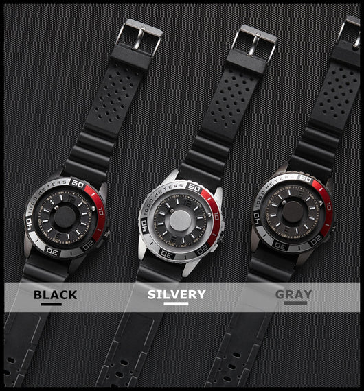 Reloj de Tecnología Magnética con Cuerpo Metálico Negro - Image 19