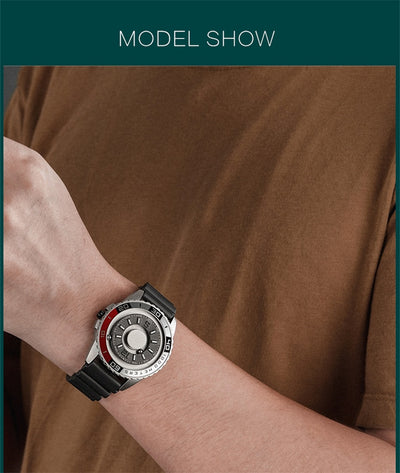 Reloj de Tecnología Magnética con Cuerpo Metálico Negro - Image 20