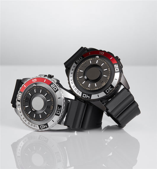 Reloj de Tecnología Magnética con Cuerpo Metálico Negro - Image 21