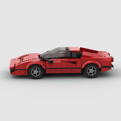Auto de Carreras Rojo con Bloques de Construcción Pequeños para Niños - Image 10