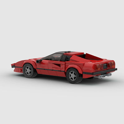 Auto de Carreras Rojo con Bloques de Construcción Pequeños para Niños - Image 12
