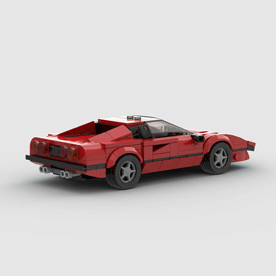 Auto de Carreras Rojo con Bloques de Construcción Pequeños para Niños - Image 13