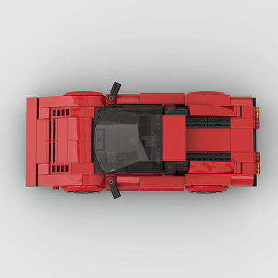 Auto de Carreras Rojo con Bloques de Construcción Pequeños para Niños - Image 15