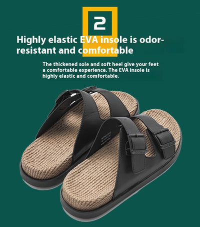 Pantuflas Masajeadoras de Cuerda de Cáñamo con Suela Elástica - Image 39