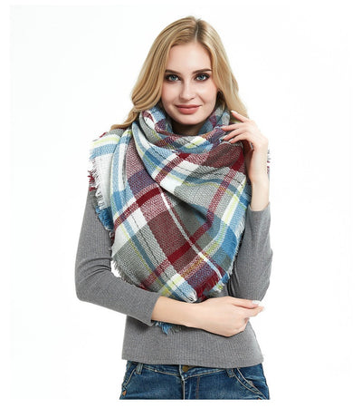 Chal Doble Cara Reversible para Mujer - Abrigo Versátil Otoño Invierno Talla Grande - Image 54