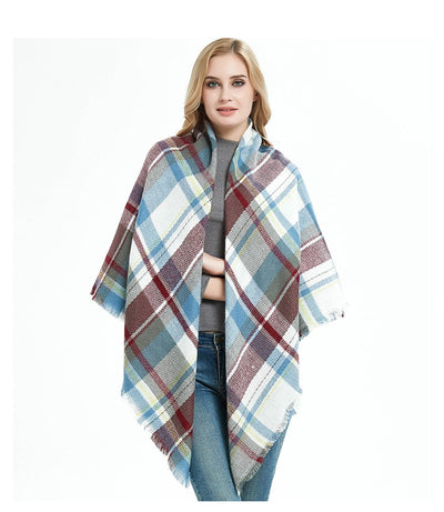 Chal Doble Cara Reversible para Mujer - Abrigo Versátil Otoño Invierno Talla Grande - Image 63