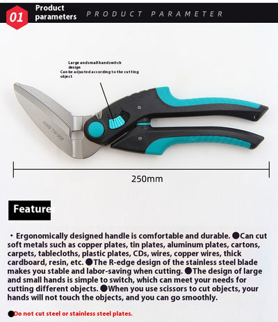 Tijeras Universales para Ramas y Telas de Precisión Profesional - Image 18