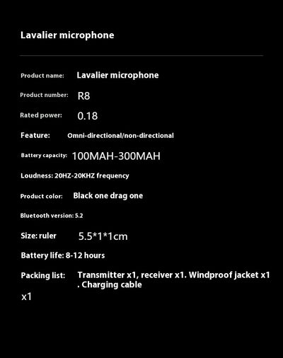 Micrófono Inalámbrico Bluetooth con Reverb Integrado - Image 16