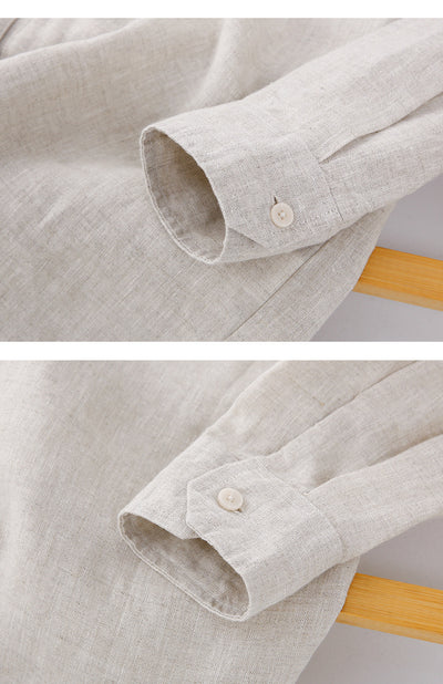 Camisa de Lino para Hombre Primavera Verano - Image 14