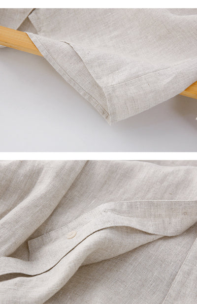 Camisa de Lino para Hombre Primavera Verano - Image 18