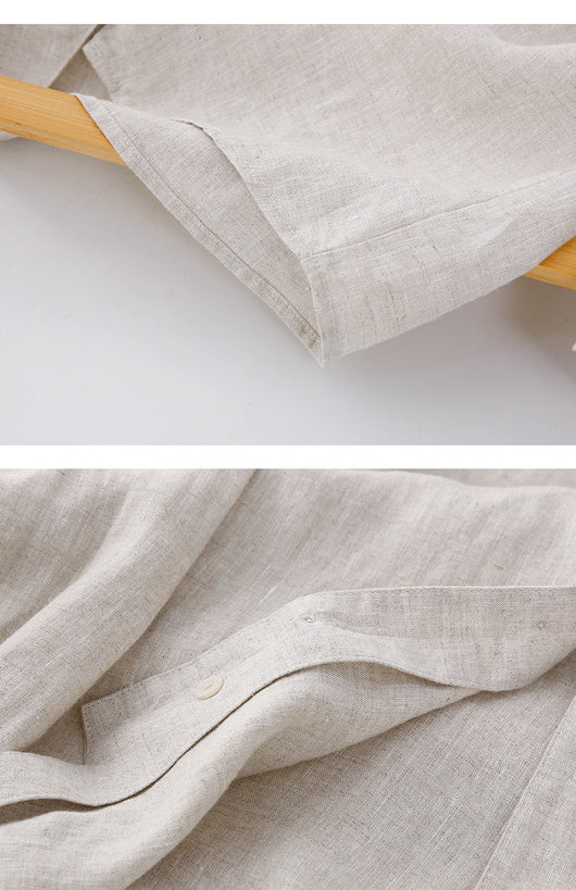 Camisa de Lino para Hombre Primavera Verano - Image 18