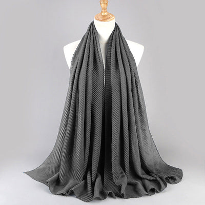 Pañuelo Plisado de Algodón Twill para Mujer - Versátil y Elegante - Image 34