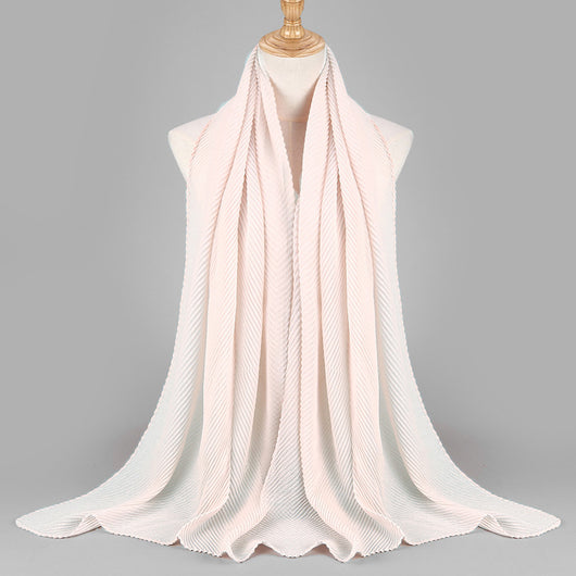Pañuelo Plisado de Algodón Twill para Mujer - Versátil y Elegante - Image 41