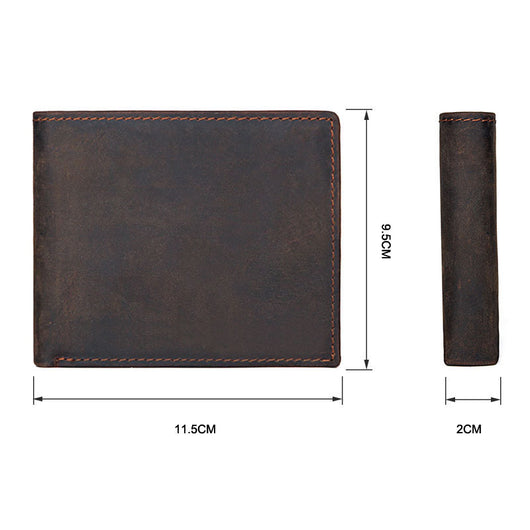 Billetera Vintage para Hombre en Cuero Crazy Horse - Multifuncional - Image 16
