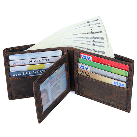 Billetera Vintage para Hombre en Cuero Crazy Horse - Multifuncional - Image 22