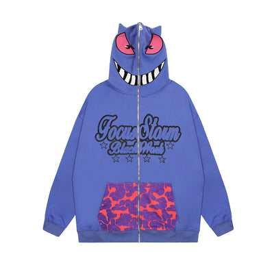 Sudadera con Capucha y Cierre Enmascarado para Hombre - Image 28