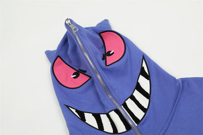 Sudadera con Capucha y Cierre Enmascarado para Hombre - Image 33