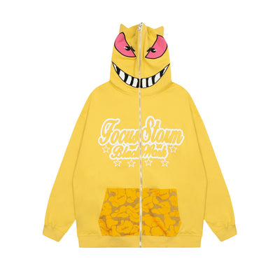 Sudadera con Capucha y Cierre Enmascarado para Hombre - Image 35