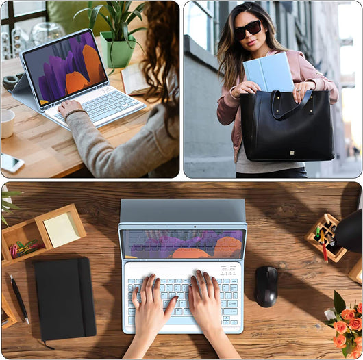 Estuche Protector de Cuero para Teclado y Ratón Bluetooth - Image 17