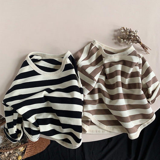Playera Infantil a Rayas de Manga Larga - Image 34