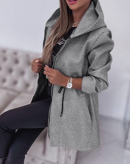 Abrigo Hoodie Casual para Mujer - Colección Otoño Invierno - Image 29